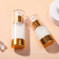 Pet Clear White Cosmetic Loção Bomba sem ar garrafa